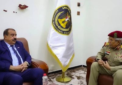 بن بريك والضالعي يتفقان على تنشيط العمل بدوائر "الدفاع"