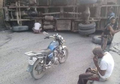 حادث على طريق نقيل هيجة العبد