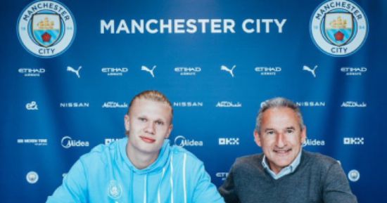 مانشستر سيتي ينهي إجراءات التعاقد مع هالاند