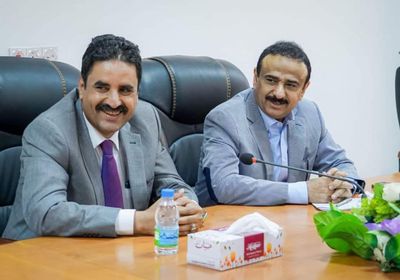 العولقي يستقبل قيادات "انتقالي شبوة"