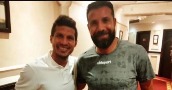 أول ظهور لطارق حامد بعد انقطاعه عن الزمالك