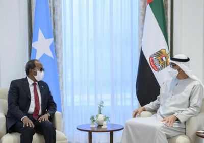 خلال استقباله شيخ محمود.. &nbsp;بن زايد يؤكد دعم الإمارات للصومال