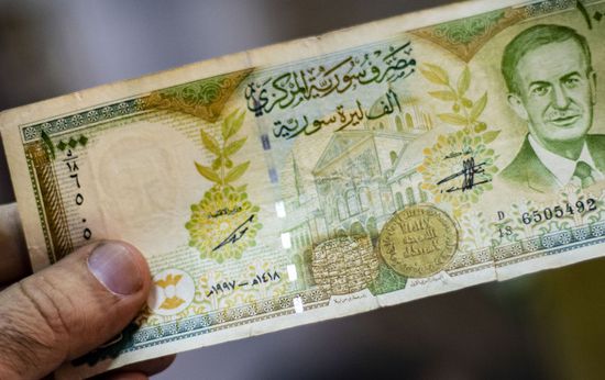 أسعار العملات العربية اليوم في سوريا