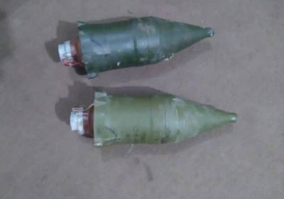 إبطال مفعول قذيفتين أمام محطة السلام في لحج