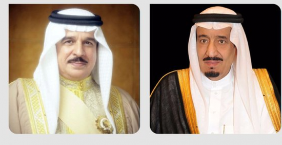 خادم الحرمين يرسل برقية إلى ملك البحرين لبحث توطيد العلاقات
