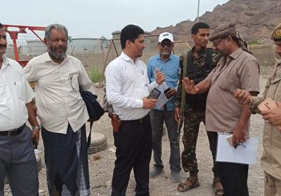 بدء مشروع لخط مياه في البريقة