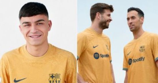 برشلونة يطرح قميصه الثاني بالموسم الجديد