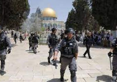 الاحتلال الإسرائيلي يقتحم المسجد الأقصى ويعتقل فلسطينيًا