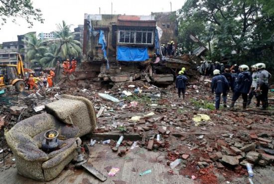 مصرع 19 شخصًا في انهيار مبنى بالهند