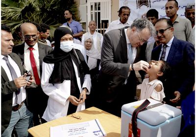 مرحلة ثالثة لحملة التحصين ضد شلل الأطفال في عدن