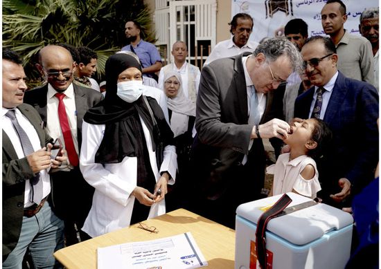 مرحلة ثالثة لحملة التحصين ضد شلل الأطفال في عدن