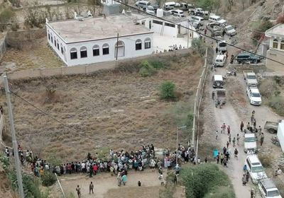 تشييع جثمان الشهيد البطاطي بيافع