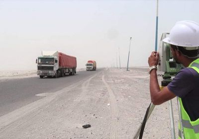 بدء أعمال المسح الميداني لطريق دوفس - العلم