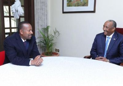 البرهان وآبي أحمد يؤكدان فتح صفحة جديدة بين السودان وإثيوبيا