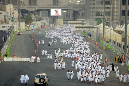 توافد 12981 من حجاج اليمن إلى مشعر منى