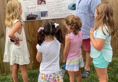 المبعوث الأمريكي يوعي بخطر صافر في مدرسة