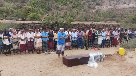 تشييع جثمان صالح الحميدي في الضالع 