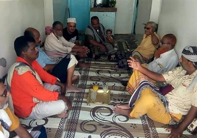 وفد من "انتقالي الديس الشرقية" يزور أسرة الشهيد الوحيري