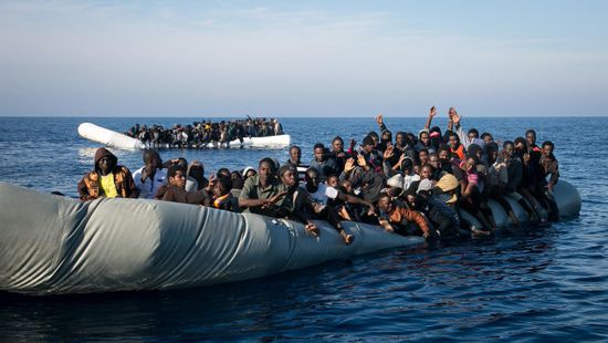 إنقاذ حياة 257 مهاجرًا غير شرعي في المغرب