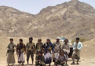 مأمور مديرية عين يتفقد مواقع اللواء الثالث دفاع شبوة