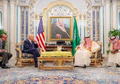 العاهل السعودي يلتقي الرئيس الأمريكي في قصر السلام بجدة