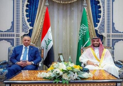 ولي العهد السعودي يبحث مع رئيس وزراء العراق تعزيز فرص التعاون