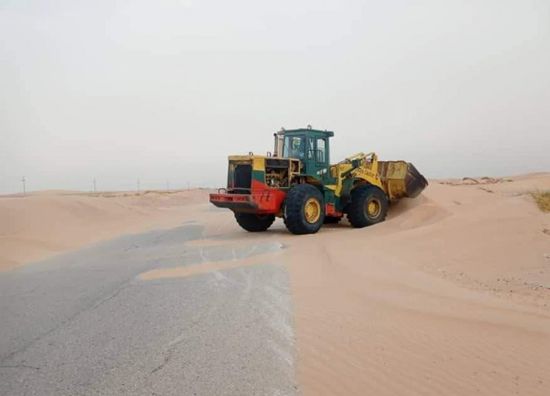 تواصل جهود فتح الطرق بين شبوة وحضرموت