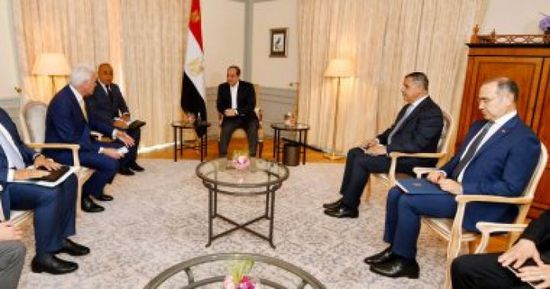 مباحثات بين السيسي ورئيس لورسن الألمانية للصناعات البحرية