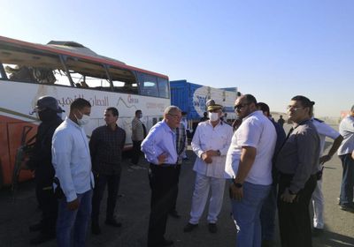 مصرع وإصابة 55 في حادث تصام في المنيا بمصر