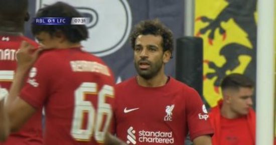 محمد صلاح يسجل أول أهداف ليفربول في لايبزيج