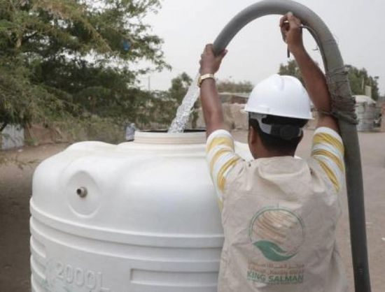 "سلمان للإغاثة" يضخ أكثر من 3 ملايين لتر مياه للخوخة