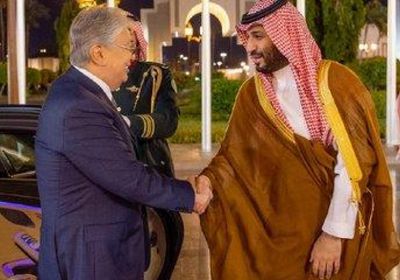 مباحثات بين ولي العهد السعودي ورئيس كازاخستان