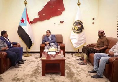 بن بريك والمحمدي يستعرضان نشاط "الانتقالي" في حضرموت