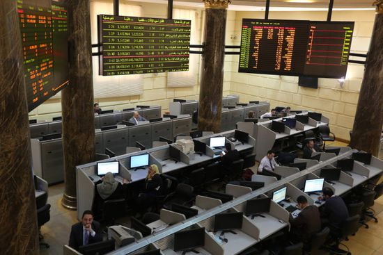ارتفاع رأس المال السوقي للبورصة المصرية