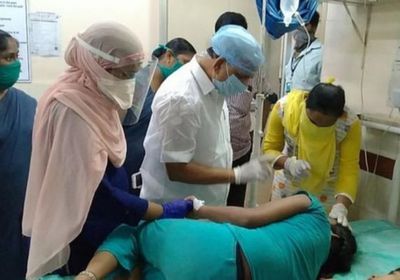 إثر تسرب غاز في الهند.. نقل 112 سيدة إلى المستشفى