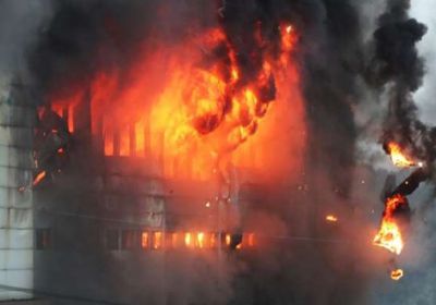 مصرع وإصابة العشرات بحريق في مستشفى بسول