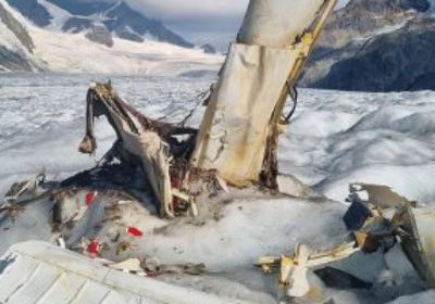 جراء تغير المناخ.. العثور على حطام طائرة يعود لعام 1968 بسويسرا