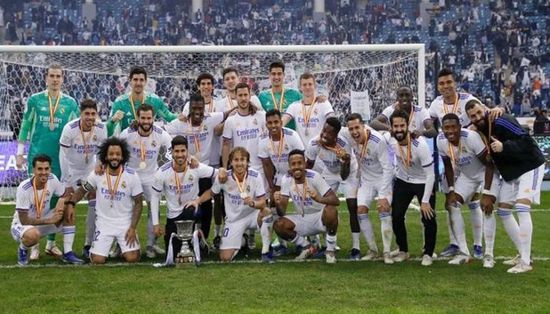 للمرة الخامسة.. ريال مدريد يتوج بكأس السوبر الأوروبي
