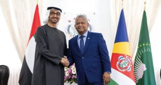 محمد بن زايد يناقش مع رئيس سيشل سبل تعزيز العلاقات