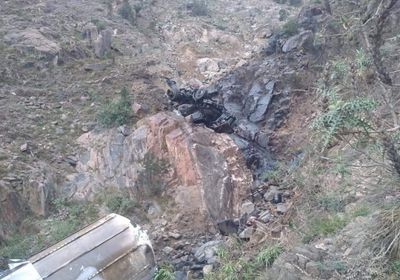 سقوط قاطرة غاز بطريق هيجة - العبد.. ولا خسائر