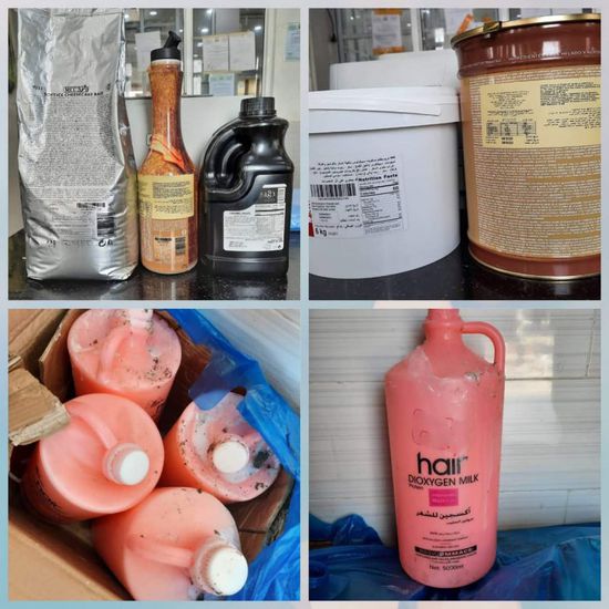 رفض دخول منتجات تجميل وأغذية بميناء عدن 