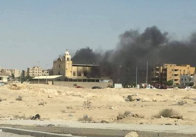 حريق بكنيسة الأنبا بيشوي بالمنيا في صعيد مصر (فيديو)