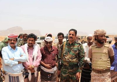 خلال جولة بميفعة.. رئيس "انتقالي شبوة" يثمن تضحيات القوات الجنوبية