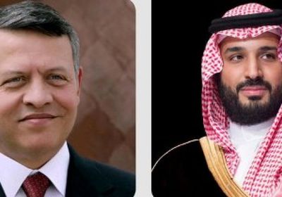 محمد بن سلمان يهنئ العاهل الأردني بمناسبة خطوبة نجله