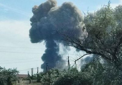 وقوع 4 انفجارات قرب قاعدة عسكرية روسية في شبه جزيرة القرم