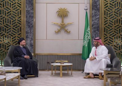 ولي العهد السعودي يلتقي زعيم تيار الحكمة بالعراق