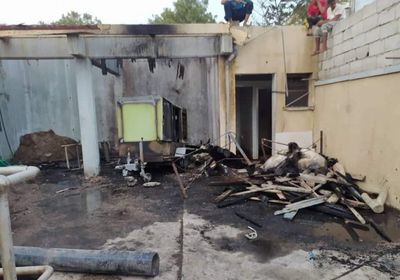 فتح تحقيق في حريق مضخة الصرف بخورمكسر