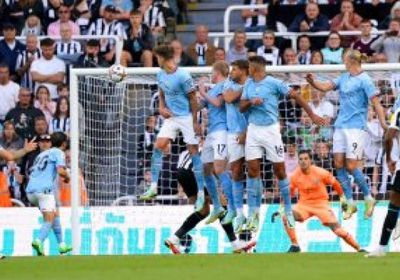 تعادل مثير بين مانشستر سيتي ونيوكاسل يونايتد