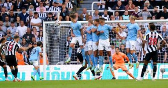 تعادل مثير بين مانشستر سيتي ونيوكاسل يونايتد