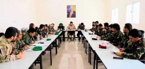 العميد الربيعي يبحث تطوير منظومة حزام عدن